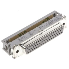 【8350-6005】D-subコネクタ 50極 メス ケーブルマウント