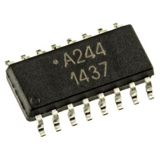 【ACPL-244-500E】フォトカプラ 表面実装 チャンネル数：4 トランジスタ出力