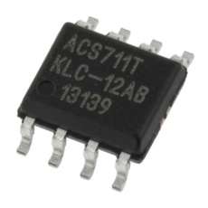 【ACS711KLCTR-12AB-T】Allegro Microsystems、ホール効果センサ、8-Pin SOIC ホール効果センサ ACS711KLCTR-12AB-T