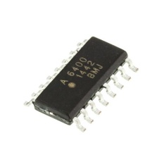 【ACSL-6400-00TE】フォトカプラ 表面実装 チャンネル数：4 ロジックゲート出力