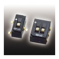 【CAS-220B1】スライドスイッチ 双極双投(DPDT) 100mA (非スイッチング)、100mA (スイッチング)