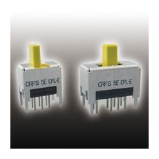 【CRFS-2204W】日本電産コパル電子 スライドスイッチ 2回路 3接点 100 mA (非スイッチング), 100 mA (スイッチング)