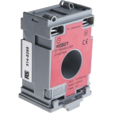 【CT132TRAN100A-4/20MA】HOBUT 変流器 入力電流:100A 100:1 DINレール、CT132TRAN100A-4/20MA