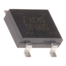 【DF08S】onsemi 整流用 ブリッジダイオード 単相 1.5A 800V 8.51 x 6.5 x 3.3mm DF08S-ON