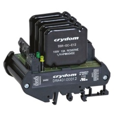 【DRA4D100E12】Sensata / Crydom ソリッドステートリレー 最大負荷電圧:100 V dc 最大負荷電流:12 A DIN Rail、DRA4D100E12