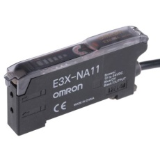 【E3XNA112M】Omron 光ファイバセンサ E3XNA112M、IP50、12 → 24 V dc