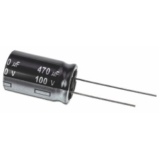 【ECA2AHG471】アルミニウム電解コンデンサ(470μF/100V)