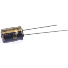 【EEUFC1A471】アルミニウム電解コンデンサ(470μF/10V)