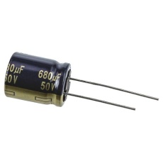 【EEUFC1H681】アルミニウム電解コンデンサ(680μF/50V)
