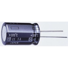 【EEUFM1C121】アルミニウム電解コンデンサ(120μF/16V)