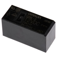 【G2RL-2-12DC】Omron パワーリレー 12V dc、2c接点 基板実装タイプ