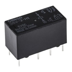 【G5V-2-H1-5DC】Omron リレー 5V dc、2c接点 基板実装タイプ