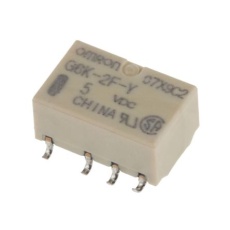 【G6K-2F-Y-5DC】Omron リレー 5V dc、2c接点 基板実装タイプ