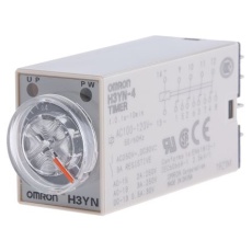 【H3YN-4-AC100-120】Omron ソリッドステートタイマ H3YN, アナログ, オンディレー マルチ動作 100 → 120 V ac