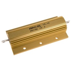 【HS150-1K-J】大電力用 メタルクラッド抵抗器 150W 1kΩ ±5％