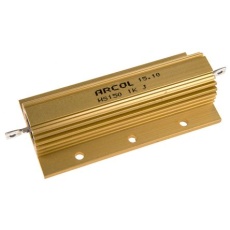 【HS150-1K-J】Arcol 大電力用、メタルクラッド抵抗器、150W、1kΩ、±5%