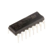 【L293D】STMicroelectronics モータドライバIC、16-Pin PDIP ブラシ付きDC