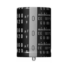 【LGU1J472MELA】ニチコン コンデンサ 4700μF, ,63V dc, LGU1J472MELA
