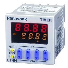 【LT4H-DC24VS】Panasonic LT4H デジタルタイマ 電源オンディレー マルチ動作 12 → 24 V dc 埋込型