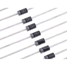 【MBR1100RLG】onsemi 整流ダイオード 1A 100V スルーホール 2-Pin DO-41 ショットキー 790mV