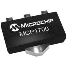 【MCP1700T-3302E/MB】Microchip 電圧レギュレータ 低ドロップアウト電圧 3.3 V、3-Pin、MCP1700T-3302E/MB