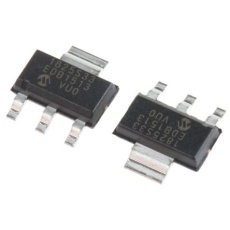 【MCP1825S-3302E/DB】Microchip 電圧レギュレータ 低ドロップアウト電圧 3.3 V、3+Tab-Pin、MCP1825S-3302E/DB