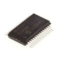 【MCP23017-E/SS】マイクロチップ、I/Oエキスパンダ 16、I2C SSOP MCP23017-E/SS