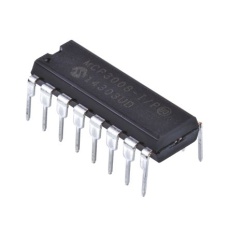 【MCP3008-I/P】Microchip A/Dコンバータ、10ビット、ADC数:8、200ksps、MCP3008-I/P