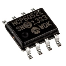 【MCP6052-E/SN】オペアンプ 表面実装 2回路 単一電源