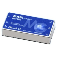 【MGFW304815】コーセル DC-DCコンバータ Vout:±15V dc 18 → 76 V dc, 30W, MGFW304815