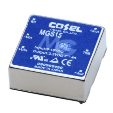 【MGS151212】コーセル DC-DCコンバータ Vout:12V dc 9 → 18 V dc, 15.6W, MGS151212