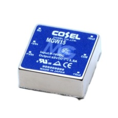 【MGW151212】DC-DCコンバータ Vout：±12V dc 9 → 18 V dc 15.6W MGW151212