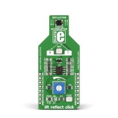 【MIKROE-1882】近接センサ IR Reflect ClickmikroBus Clickボード GP2S700HCP MIKROE-1882