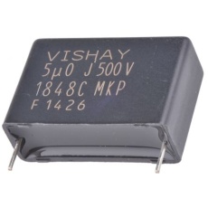 【MKP1848C55050JK2】Vishay フィルムコンデンサ、500V dc、5μF、±5%