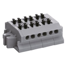 【ML-1700-B-10P】中継用端子台(グレー 10極 ピッチ：10mm)