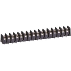 【ML-40-S1BYF-16P】基板用端子台 7.62mmピッチ 1列 16極 黒
