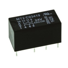 【MT2-C93419】TE Connectivity リレー 24V dc、2c接点 基板実装タイプ