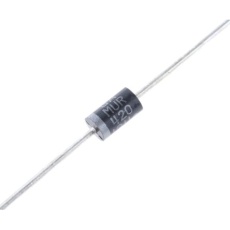 【MUR420G】onsemi 整流ダイオード 4A 200V スルーホール 2-Pin DO-201AD シリコンジャンクション 890mV