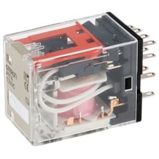 【MY4-12AC(S)】Omron パワーリレー 12V ac, 4c接点 プラグイン タイプ