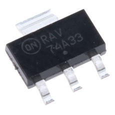 【NCV4274AST33T3G】onsemi 電圧レギュレータ リニア電圧 3.3 V、3+Tab-Pin、NCV4274AST33T3G