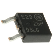 【NTD25P03LT4G】onsemi Pチャンネル MOSFET30 V 25 A 表面実装 パッケージDPAK (TO-252) 3 ピン