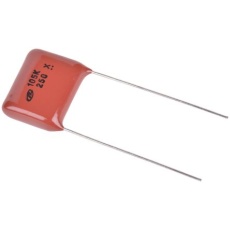 【QXK2E105KTP】フィルムコンデンサ 125V ac 250V dc 1uF ±10％