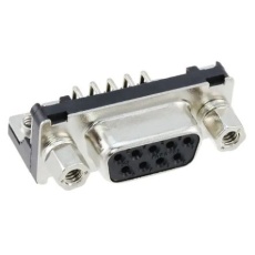 【RDED-9S-LNA(4-40)(55)】D-subコネクタ 9極 メス スルーホール
