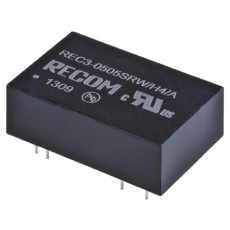 【REC3-0505SRW/H4/A】Recom DC-DCコンバータ Vout：5V dc 4.5 → 9 V dc 3W REC3-0505SRW/H4/A