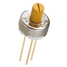 【RJ-13PR-10K-OHM-(103)】半固定抵抗器(トリマポテンショメータ)10kΩ スルーホール 1回転型