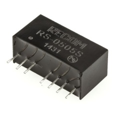 【RS-0505S】Recom DC-DCコンバータ Vout:5V dc 4.5 → 9 V dc、2W、RS-0505S