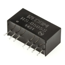 【RS-0505S】Recom DC-DCコンバータ Vout：5V dc 4.5 → 9 V dc 2W RS-0505S