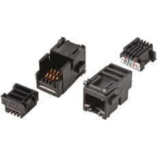 【SS-82000-002】Bel-Stewart フォーンコネクタ パネルマウント RJ45 Jack