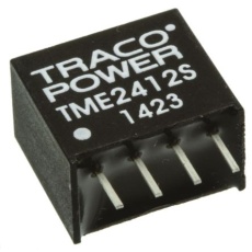 【TME-2412S】DC-DCコンバータ Vout：12V dc 21.6 → 26.4 V dc 1W TME 2412S