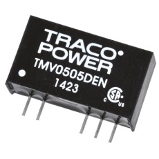【TMV-0505DEN】TRACOPOWER DC-DCコンバータ Vout:5V dc 4.5 → 5.5 V dc、1W、TMV 0505DEN